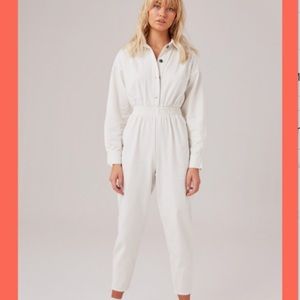 White Boiler Jumpsuit